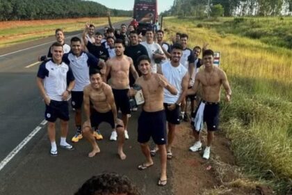 time-quase-brasileiro,-2-de-mayo-vive-drama-na-estrada-antes-de-jogo-pela-libertadores