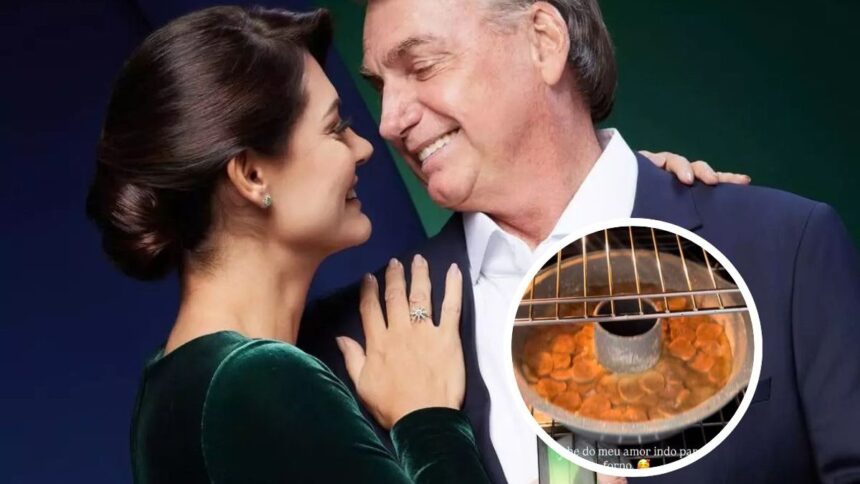 michelle-faz-bolo-de-banana-para-bolsonaro-e-compartilha-receita:-meu-amor,-voce-e-grande