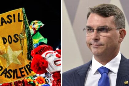 flavio-bolsonaro-comenta-rebaixamento-de-escola-de-samba-que-homenageou-lula