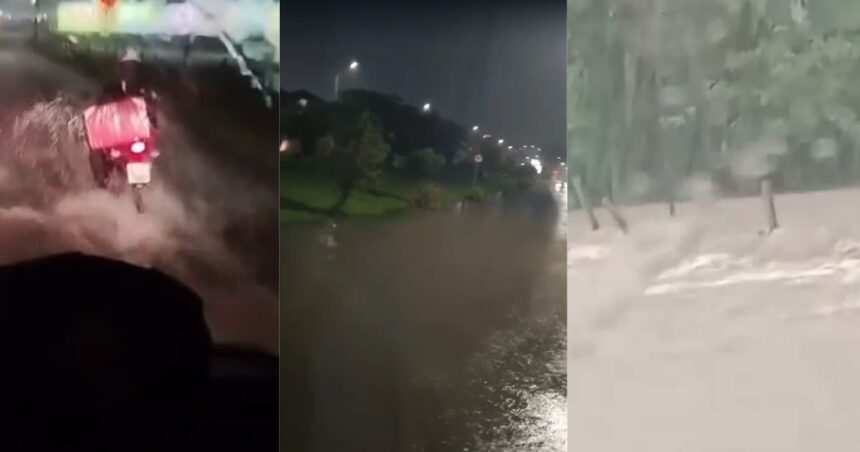 videos:-ruas-e-casas-ficam-alagadas-apos-temporais-no-litoral-de-sc