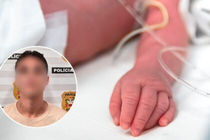 pai-espanca-companheira-gravida,-causa-morte-do-proprio-bebe-e-e-preso-em-sc