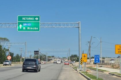 obra-de-r$-44-milhoes-melhora-transito-na-sc-445,-mas-gargalo-antigo-persiste-na-br-101