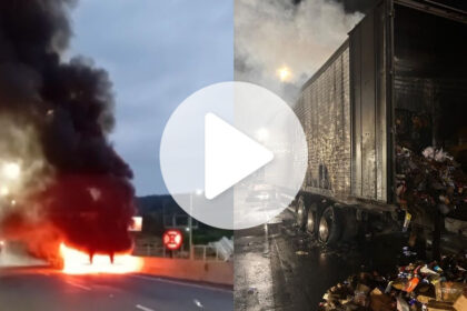 video:-carreta-pega-fogo-e-incendio-forma-paredao-de-chamas-em-sc