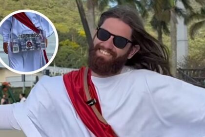 jesus-dos-doces:-quem-e-o-homem-por-tras-do-personagem-que-chama-atencao-nas-ruas-de-sc