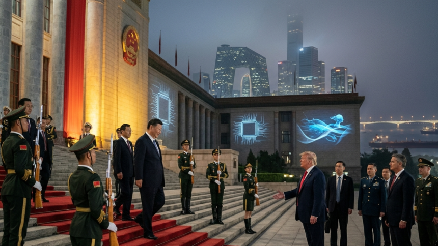 trump-chega-a-china-e-pequim-transforma-diplomacia-em-espetaculo-global