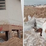 video:-mar-segue-agitado-no-litoral-sul-de-sc-e-prefeitura-precisa-de-contencao-em-guarda-vidas