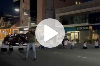 com-explosivos,-tiros-e-refens-falsos,-policia-simula-assalto-a-banco-em-sc