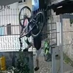 trapalhao:-homem-furta-bicicleta,-cai-de-muro-e-deixa-celular-para-tras-em-florianopolis