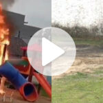 fogo-no-parquinho:-brinquedo-e-incendiado-pela-segunda-vez-e-some-de-praca-de-itajai