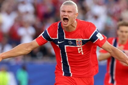 noruega-goleia-iraque-em-retorno-a-copa;-haaland-marcou-dois-gols