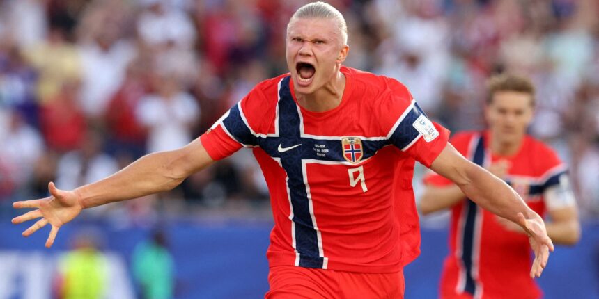 noruega-goleia-iraque-em-retorno-a-copa;-haaland-marcou-dois-gols