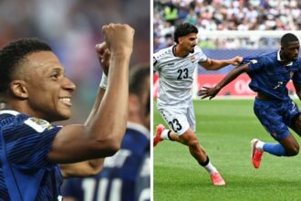 com-novo-recorde-de-mbappe,-franca-vence-iraque-por-3-a-0-em-jogo-paralisado-por-duas-horas