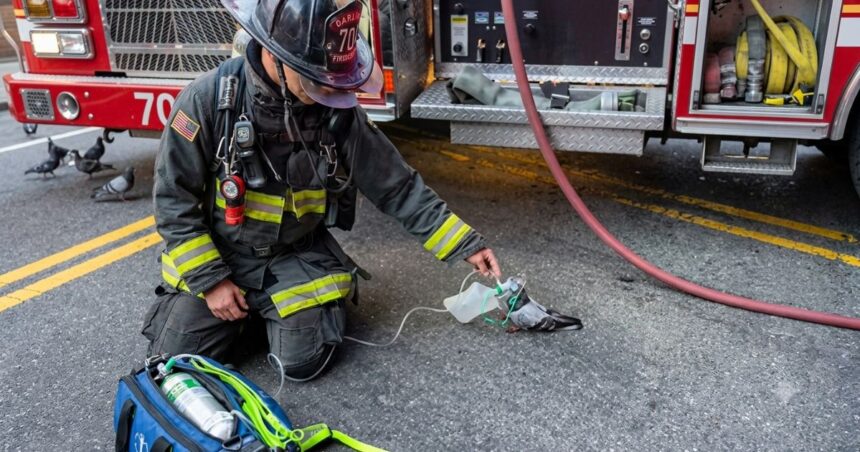 apos-combater-um-incendio-nos-estados-unidos,-a-equipe-de-bombeiros-e-surpreendida-por-uma-cena-rara-quando-uma-ave-debilitada-se-aproxima-por-conta-propria;-o-que-ninguem-esperava-era-o-desfecho-que-aconteceria-no-momento-em-que-o-pombo-recebe-oxigenio-d