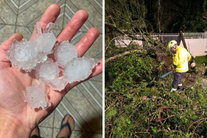 temporal-castiga-norte-de-sc-com-pedras-de-granizo,-ventos-fortes-e-estragos