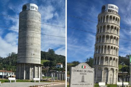 primeira-replica-brasileira-da-torre-de-pisa-e-construida-em-sc-e-sera-inclinada-durante-inauguracao