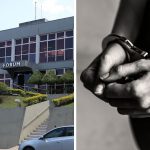audiencia-termina-em-prisao-em-flagrante-apos-mulher-se-alterar,-ameacar-servidores-do-mp-e-chutar-policiais-apos-receber-voz-de-prisao-em-sc