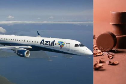 chocolate-megapremiado-de-pequena-cidade-do-interior-de-sc,-com-menos-de-40-mil-habitantes,-sera-servido-em-voos-internacionais-da-azul