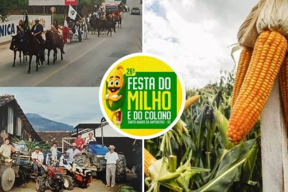 maior-produtora-de-milho-verde-de-sc,-cidade-de-quase-30-mil-habitantes,-mantem-tradicao-de-26-anos-com-desfile-de-tratores-agricolas-e-carros-de-boi