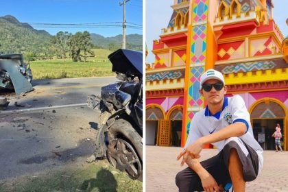 jovem-de-22-anos-morre-em-grave-acidente-entre-carros-em-sc-e-amigos-lamentam:-sem-acreditar