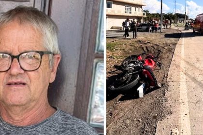homem-morre-apos-acidente-na-sc-114,-na-serra-catarinense;-helicoptero-do-aguia-foi-acionado-para-socorrer-o-motociclista