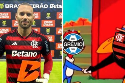 flamengo-vence-o-bragantino,-abre-vantagem-na-lideranca-do-brasileirao-e-torcedores-agradecem-ao-gremio;-veja-memes