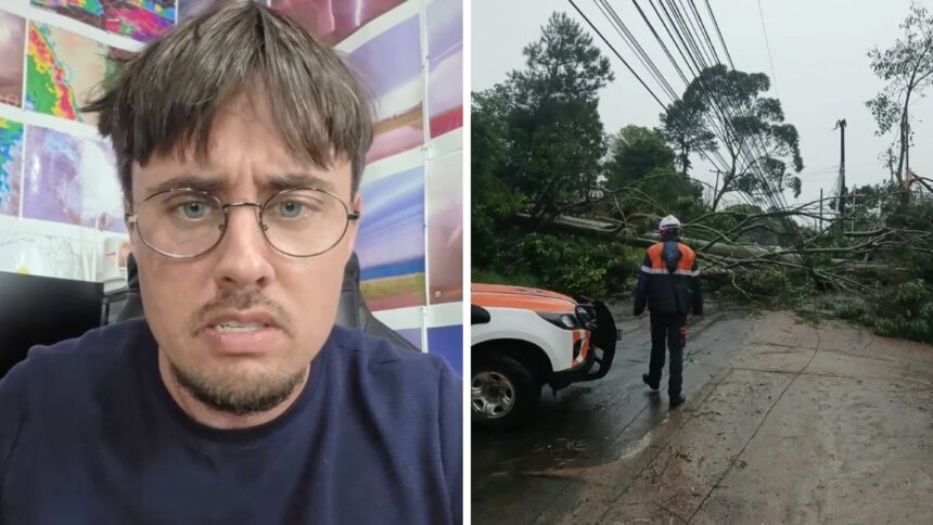 nao-e-alarmismo:-meteorologista-alerta-apos-200-mm-de-chuva-e-rapida-subida-do-nivel-dos-rios-no-rs-e-rebate-criticas-sobre-previsoes-severas