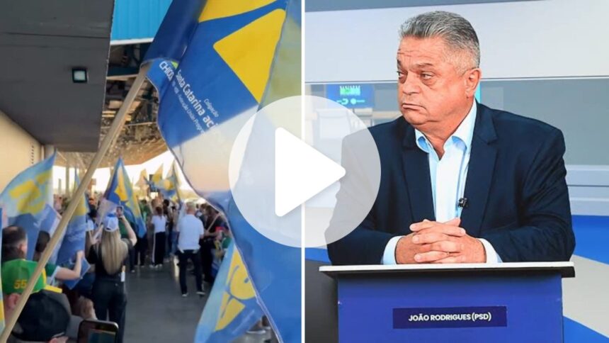 video:-joao-rodrigues-e-recebido-por-apoiadores-em-chapeco-apos-rebater-estrategia-de-jorginho-mello-durante-debate